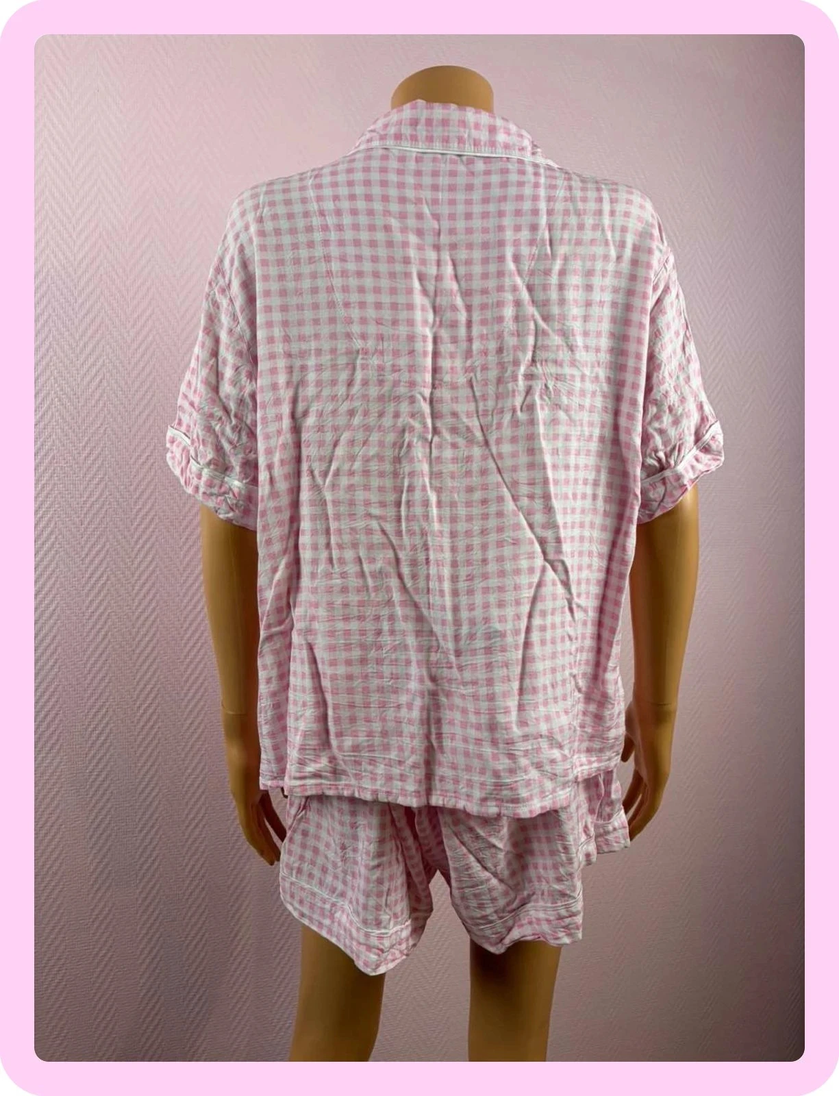 Ensemble, pyjama, short femme, Primark, taille 46, 48- – photo 4